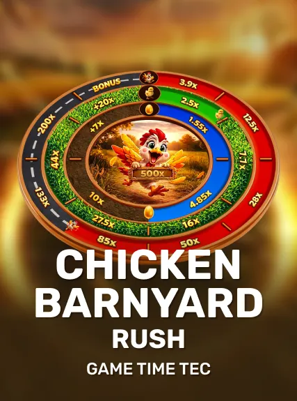 Chicken Barnyard Rush game tile